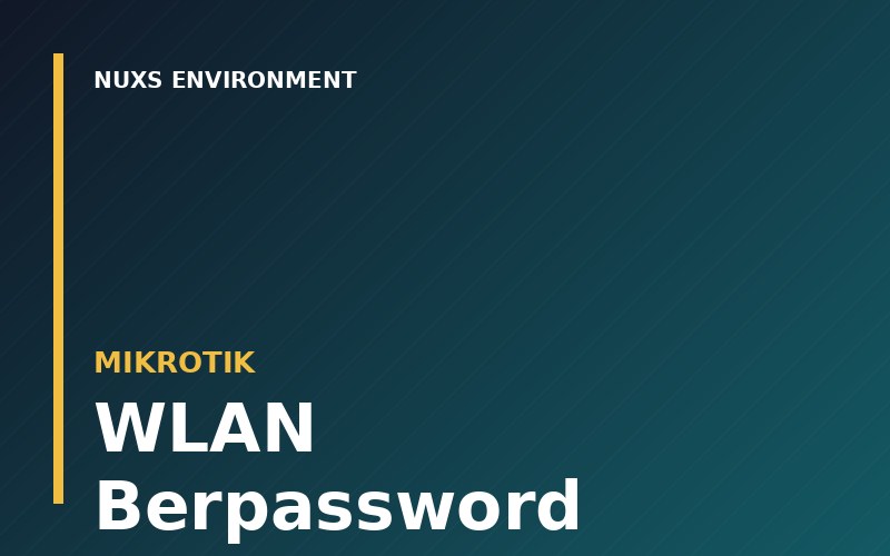 Konfigurasi Dasar + WLAN (WPA2-PSK)