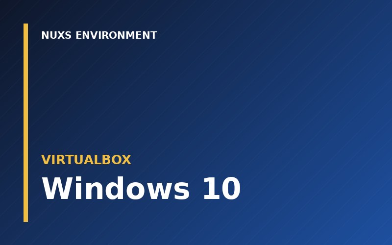Instalasi Windows 10 di VirtualBox