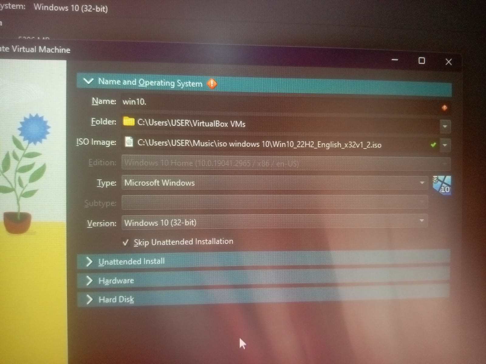 Langkah 1: Membuat Virtual Machine