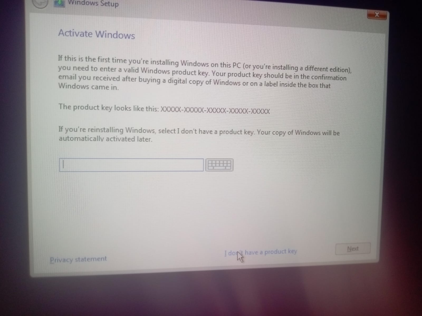 Langkah 6: Aktivasi Windows