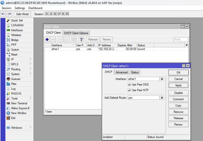 DHCP Client